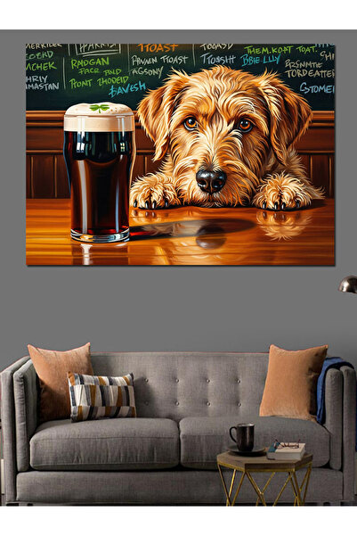 KanvasSepeti Bira Başında Pictură în ulei de înaltă calitate texturat Canvas ...