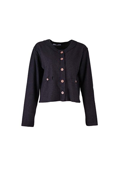 trender 26KI40000048 Cardigan antracit pentru femei 6502