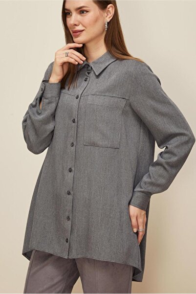 Alvina Shirt Collar Tunic 46223