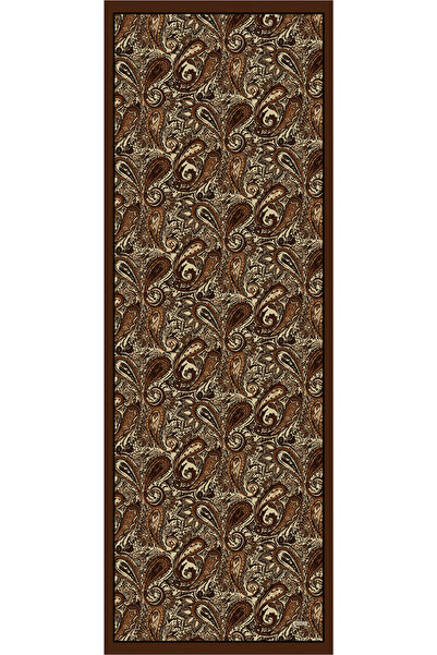 Arancia قماش حرير تيفيل إيتول بني اللون مقاس 70×200