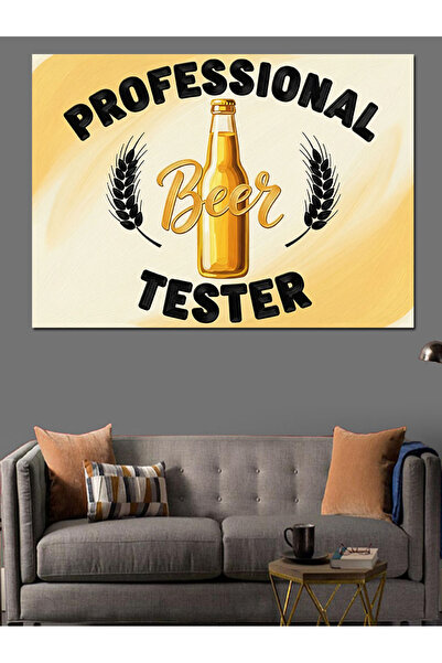 KanvasSepeti Bira Test Expert Vopsea în ulei de înaltă calitate texturat Canv...