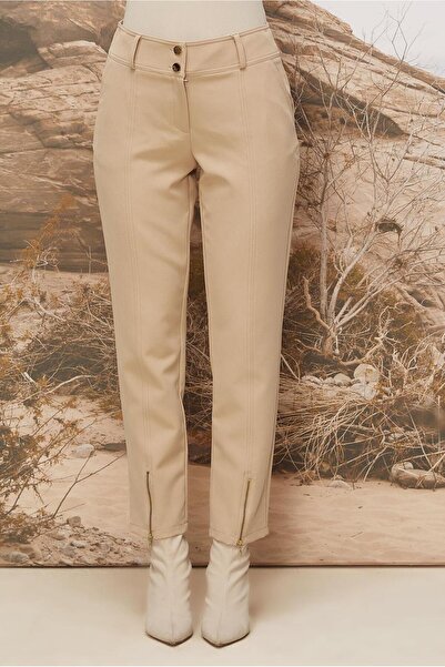 Alvina Zipper Detail Pants 70913