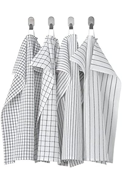 STOREMAX Rinnig Tea Towel, White/Dark Gray/Patterned, 18X24 (45X60 cm) 1200752