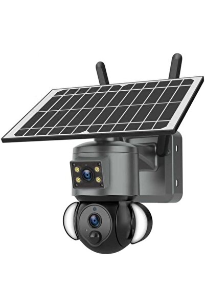 Generic CRONY ST-558-6MP-12X-4G Dual Lens Zoom Solar Battery Camera