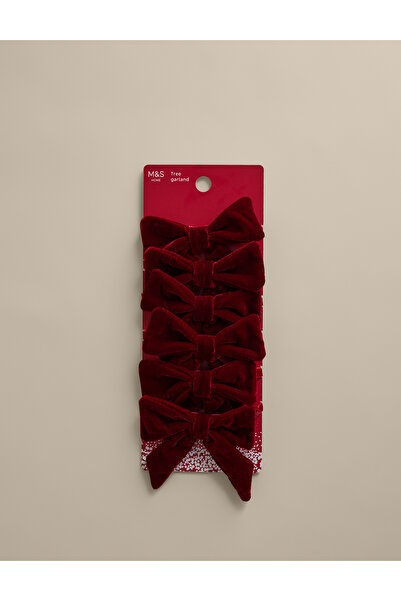 Marks & Spencer Kadife Kurdeleli Yılbaşı Süsü