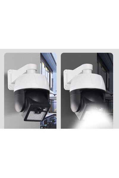 Generic CRONY HW-5118-1 Solar Powered LED Wall Lamp (Fake Camera, Motion Induction)