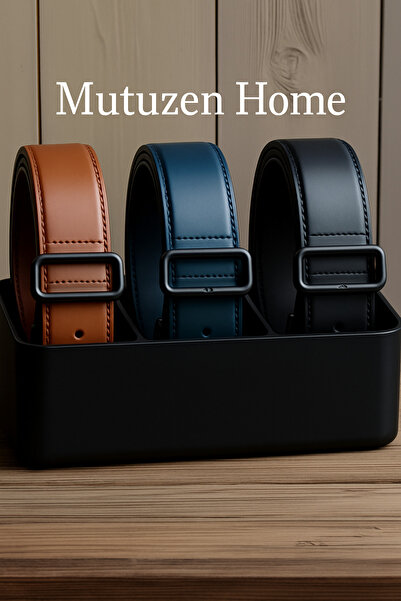 Mutuzen Home 3 Bölmeli Kemer Düzenleyici Organizer Kutu