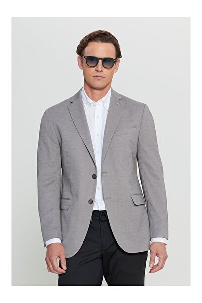 LC Waikiki Men's Mink 360 All-Direction Stretch Slim Fit Slim Fit Striped Fla...
