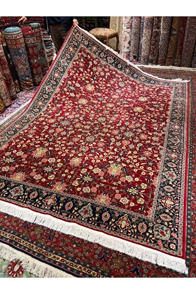 RD RAMAZAN DAĞ EL HALI SANATI El Dokuma Sümerbank Hereke Halısı Kır Çiçeği Mo...