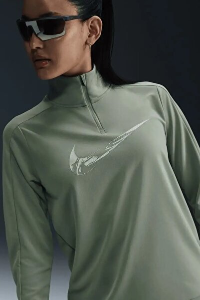 Nike Dri-Fit Swoosh Mid Women's Quarter Zip Women's Sports Sweatshrit