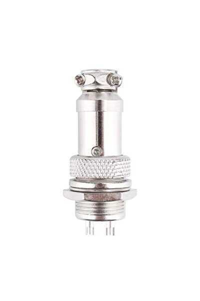 noca GX16 Havacılık Konektörü 2-Pin 400 V Vida Tipi Erkek ve Dişi Kablo Konek...