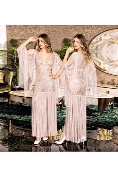 zahyat Long White Lace Lingerie with Sheer Silk Sleeves