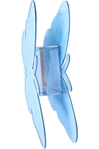 Generic Butterfly-Shaped Acrylic Flower Stand, Modern Floral Display for Tables and Shelves