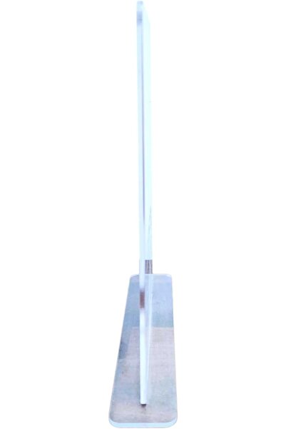 Generic Clear Acrylic Display Stand with Wood Base — Personalized Music Player Photo Frame