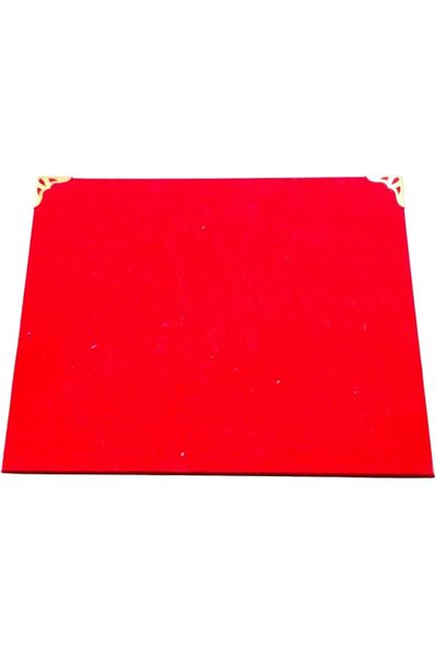 Generic Premium Gold Award Plaque in Red Velvet Box — Custom Engraved Trophy Plate