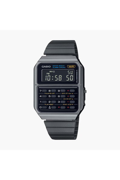 Casio Gun Metal Digital Stainless Steel Strap Watch | CA-500WEGG-1BDF