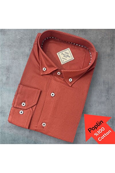 OwenLife Owen Life Cotton Poplin Fabric Slim Fit Mold Quality Shirt