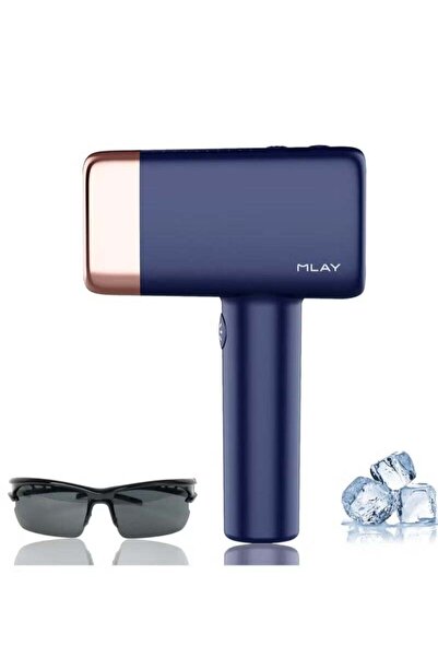 Mlay T14 Painless Ice Compress Laser Hair Removal Device (Dark Blue)