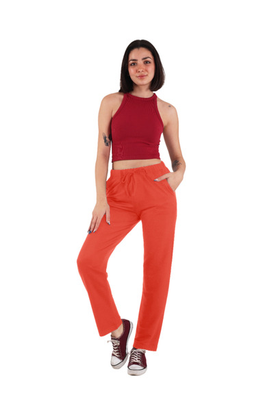 ASN concept Women's Viscose Fabric 2-Pack Pomegranate Flower / Purple Sweatpants (with Plus Size Option)