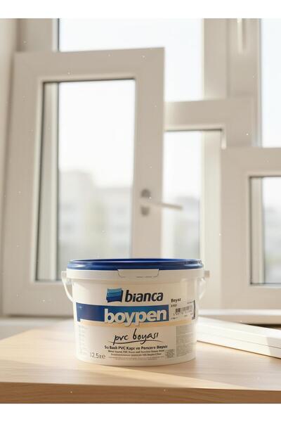Bianca Boypen PVC Pimapen Plastik Kapı Pencere Boyası Beyaz 2.5 Lt