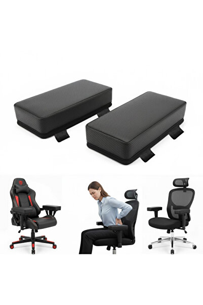 Microcase 3D Ortopedik Oto Araç Oyuncu Koltuk Kol Dayama Padi 2 Adet AL5401 S...