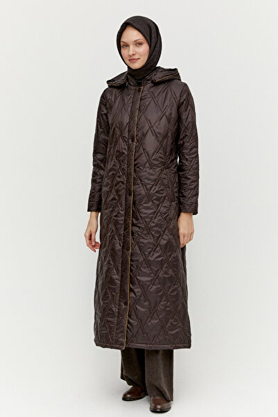 Setrms Baklava Desenli Kapitone Kaban