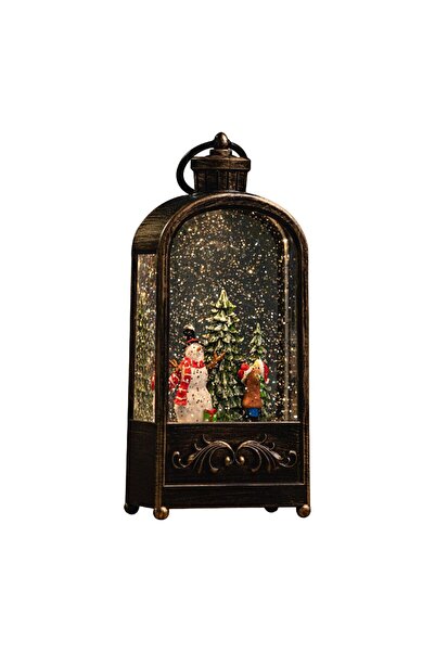 CHRISTMASHOP Lanternă decorativă muzicală de Crăciun