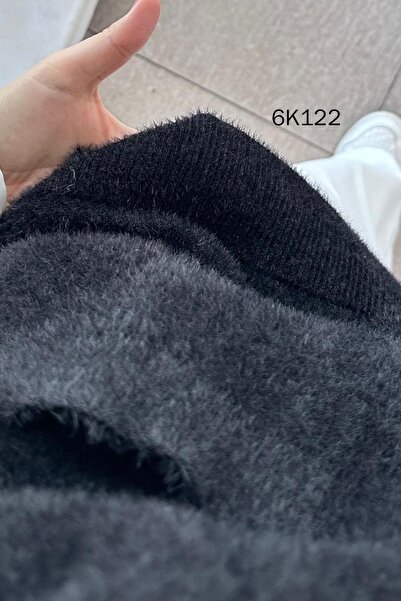 İnce Topuk V-Neck Bearded Knitwear Sweater 6K122