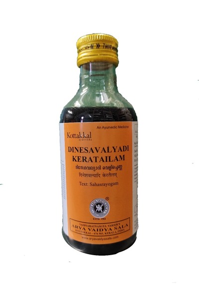 kottakkal arya vaidya sala Dinesavalyadi Keratailam 200ml ( Pack of 1 )