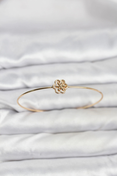 Clariss Lotus Model Gold Color Bracelet