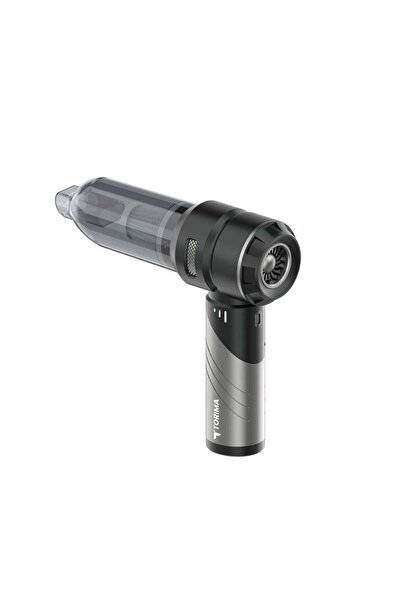 Torima LT-101 مكنسة كهربائية صغيرة قابلة للطي باللون الأسود