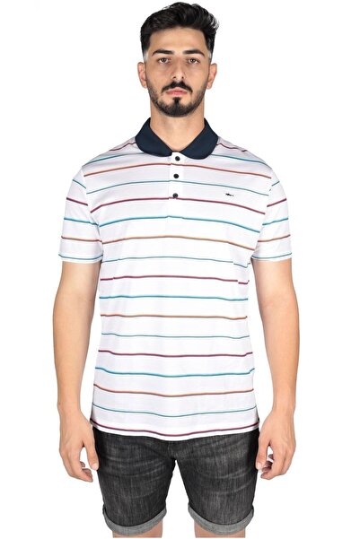 PAUL&SHARK MEN'S KNITTED POLOSHIRT C.WCOTTON