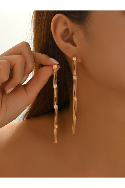 Take Two By Styli أقراط ذهبية نسائية