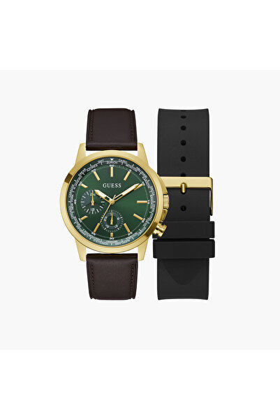 Guess Men's 44 MM Brown Analog Watch GW0664G2