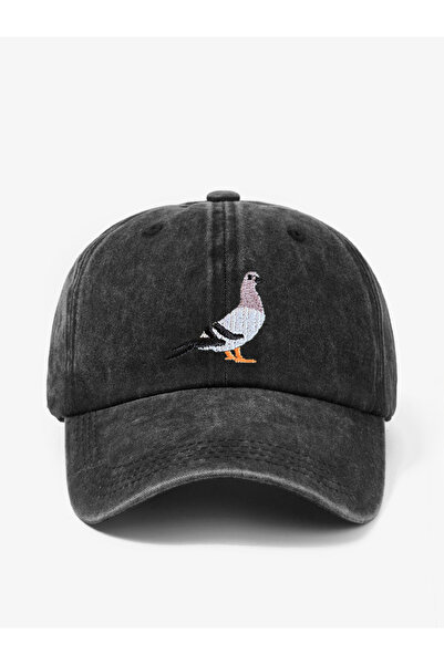 Take Two By Styli Embroidered Pigeon Baseball Cap
