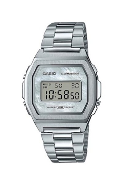 Casio Unisex Watch with Metal Bracelet, Silver