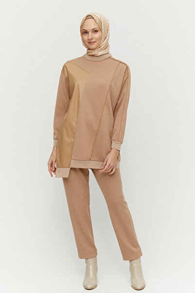 Setrms Suni Derili Asimetrik Örme Tunik