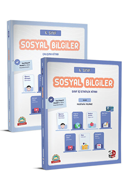 3D Yayınları 3D 2026 6. Sınıf Sosyal Bilgiler Ek Sınıf İçi Etkinlik Kitabı + ...