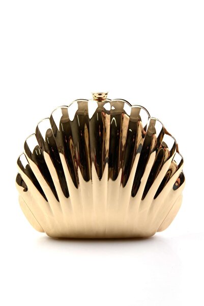 Bambi Altın Kadın Abiye Çanta C06564008339