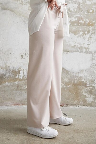 modapark.ist Women's Loose Pants with Belted Waist