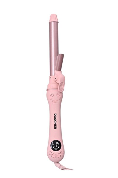 Generic DOSCHER Automatic Curling Iron 25mm – Ceramic Coating, PTC Heating, LCD Display, Dual Rotation