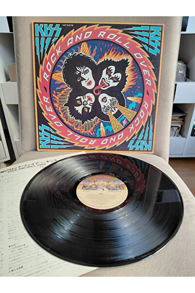 Kiss - Rock And Roll Over - 1977 Japonya Basım -2.el