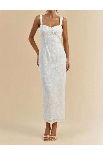 Sheya Shein maxi dress, white