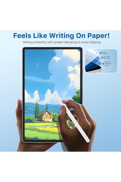 TEKNETSTORE Screen Protector for Samsung Galaxy Tab S10Fe+ 13.1 Screen Protector Paperlike Paper Feel Suitable for Writing Drawing Protective