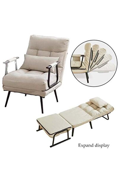 DOMEET 3-in-1 Folding Convertible Sofa Bed - Sleeper Chair with 5-Angle Adjustable Backrest