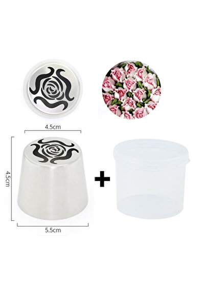 Choice7 6 رؤوس تزيين روسية كبيرة جدًا - فوهة زهرة ثلاثية الأبعاد عملاقة لتصمي...