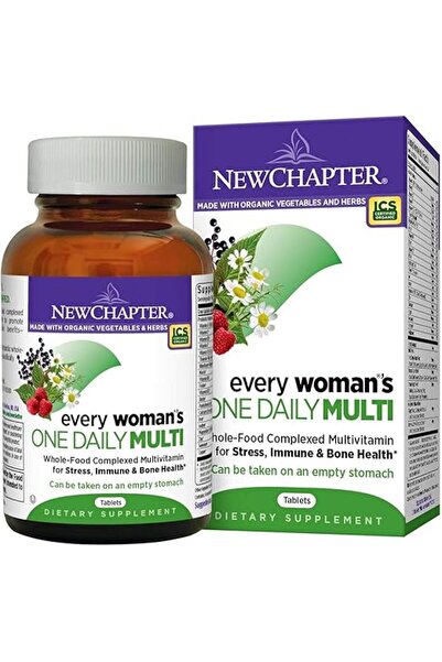 New Chapter فيتامينات متعددة يومية لكل امرأة، 72 قرصًا أخضر