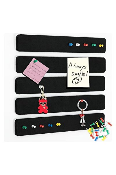 RAWAID لوحة دبابيس من اللباد، شرائط بار، لوحة إعلانات، لوحة إعلانات، لوحة فلين ذاتية اللصق مع 25 دبوس دفع