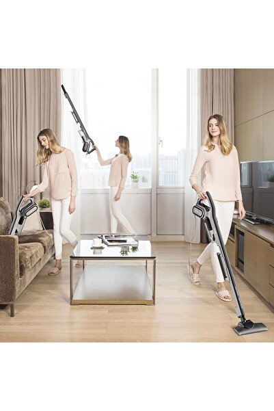 Deerma DX700S 2-in-1 Vertical Handheld Vacuum Cleaner, Grey
