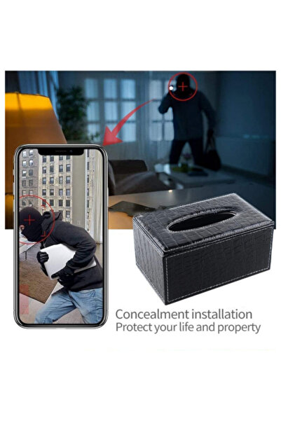 Electronic SPY Smart Home Home Monitoring Tissue Box Camera 1080P HD WiFi Night Vision Saudi